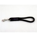 Soft Lines Soft Lines P10801BLACK Dog Snap Leash 0.5 In. Diameter By 1 Ft. - Black P10801BLACK